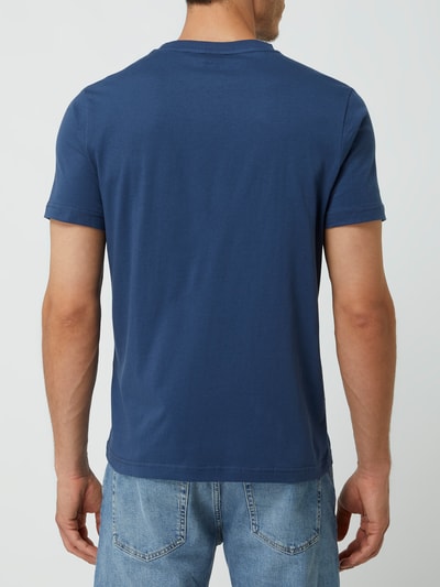 Lerros T-Shirt mit Message Jeansblau 5