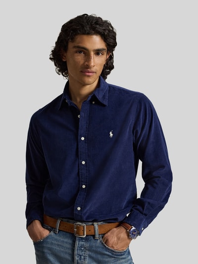 Polo Ralph Lauren Custom Fit Freizeithemd aus reiner Baumwolle Marine 4