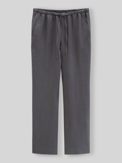 Marc O'Polo Straight Fit Leinenhose aus reinem Leinen Dunkelgrau 2