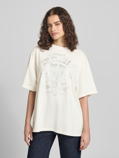Levi's® Loose Fit T-Shirt aus reiner Baumwolle Offwhite 4