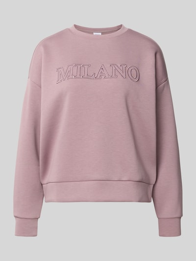 VILA Sweatshirt mit Rundhalsausschnitt Modell 'REFLECT' Mauve 2