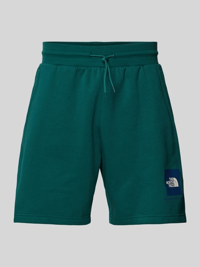 The North Face Regular Fit Sweatshorts mit Label-Print Dunkelgruen 2