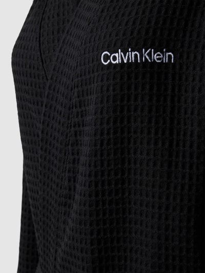 Calvin Klein Underwear Bademantel mit Bindegürtel Black 2