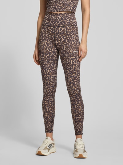 AIMN Leggings mit elastischem Bund Mittelbraun 3