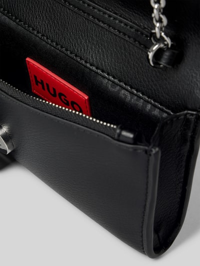 HUGO Clutch met labelapplicatie van metaal, model 'MEL 2.0'  - 5