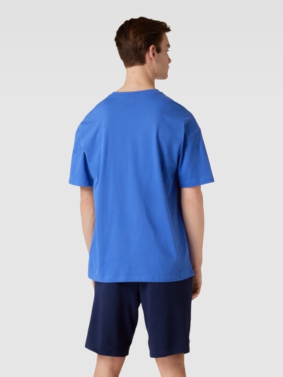 PUMA PERFORMANCE Oversized T-Shirt mit Label-Print Modell 'CLASSICS' Blau 5