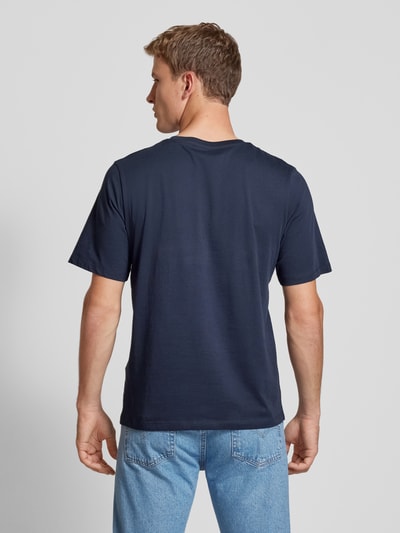 Jack & Jones T-shirt z nadrukiem z logo Ciemnoniebieski 5