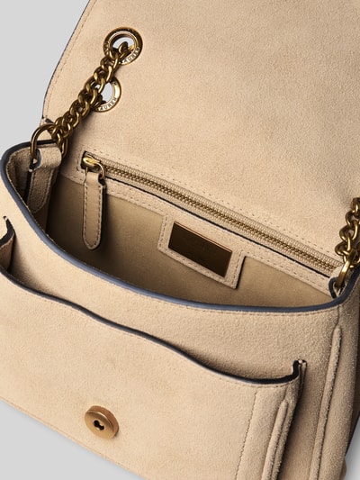 Lauren Ralph Lauren Torebka ze skóry bydlęcej z aplikacją z logo model ‘BRADLEY’ Piaskowy 5