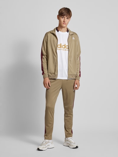 ADIDAS SPORTSWEAR Regular fit trainingspak met opstaande kraag Beige - 1