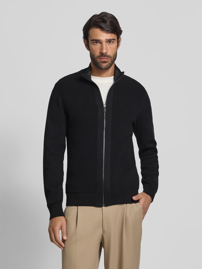 MCNEAL Kurtka z dzianiny ze stójką Czarny 4