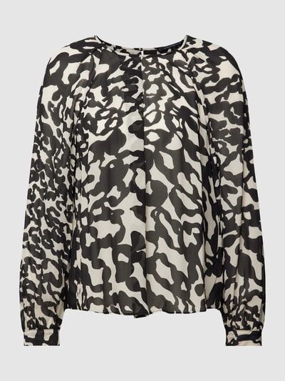 Luisa Cerano Blouse met all-over motief Offwhite - 2