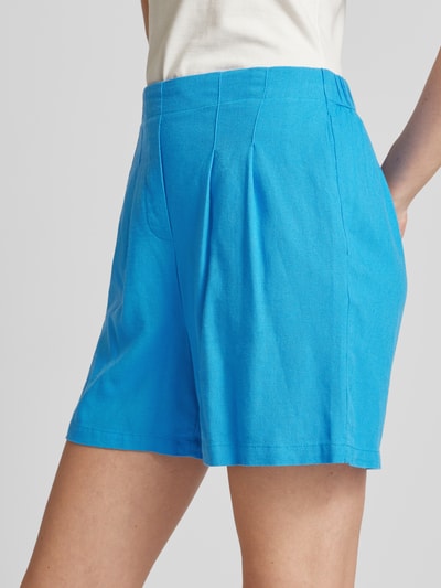 Vero Moda Shorts aus Viskose-Leinen-Mix Modell 'JESMILO' Hellblau 3