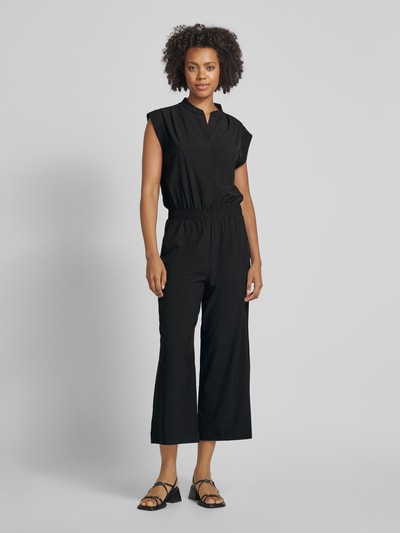 Someday Jumpsuit met opstaande kraag, model 'Charlissa' Zwart - 4