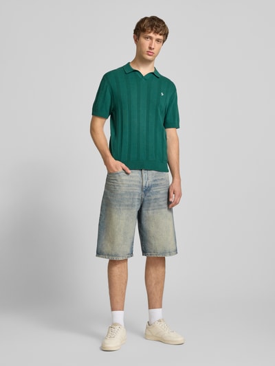 REVIEW Regular Fit Poloshirt mit Logo-Stitching Bottle 1