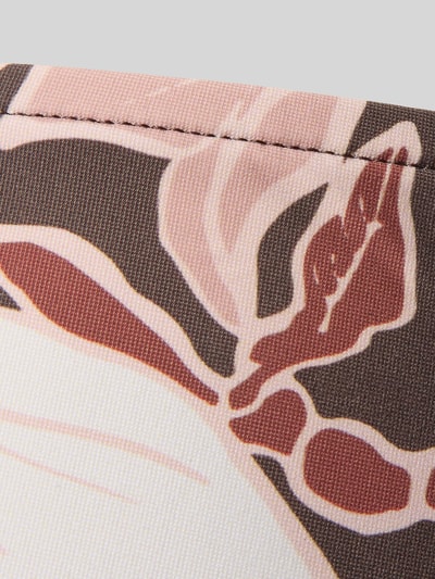 Produktfoto, Bikini-Slip mit Raffungen Modell 'Camolo' von Barts aus Material-Mix mit Stretch-Anteil, Damen, florales Muster, fein strukturierte Textur.
