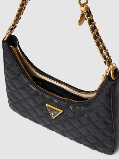 Guess Handtasche mit Label-Applikation Modell 'GIULLY' Black 5