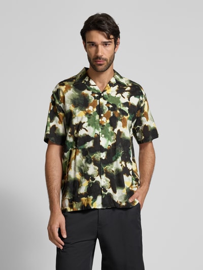 SELECTED HOMME Relaxed Fit Freizeithemd aus Baumwoll-Mix Modell 'RELAXAIR' Gruen 4