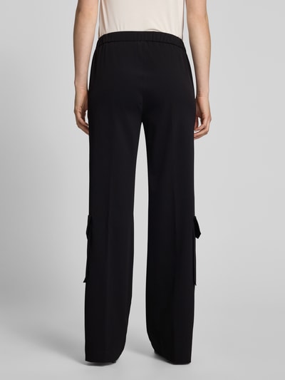 Raffaello Rossi Stoffhose mit elastischem Bund Modell 'ALMA' Black 5