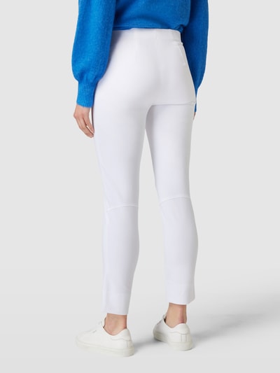 SEDUCTIVE Spodnie materiałowe o skróconym kroju slim fit model ‘SABRINA’ Złamany biały 5
