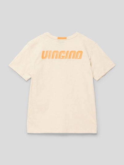 VINGINO T-Shirt mit Label-Print Ecru 3