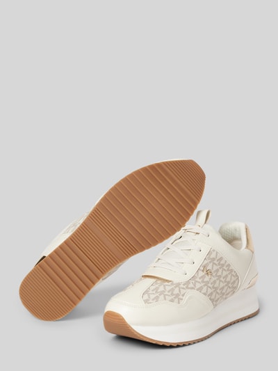 MICHAEL Michael Kors Sneaker mit Label-Applikation Modell 'RAINA TRAINER' Beige 4