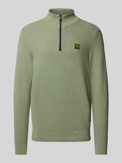 PME Legend Strickpullover mit Label-Detail Mint 2