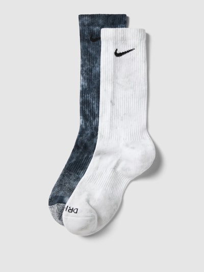 Nike Socken im Batik-Look im 2er-Pack Mittelgrau Melange 1