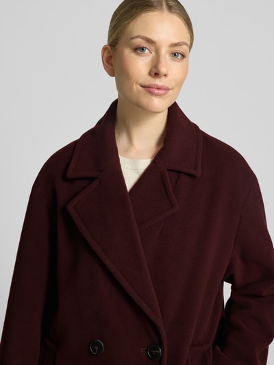 FUCHS SCHMITT Regular fit lange jas van wolmix met wol en kasjmier Bordeaux - 3