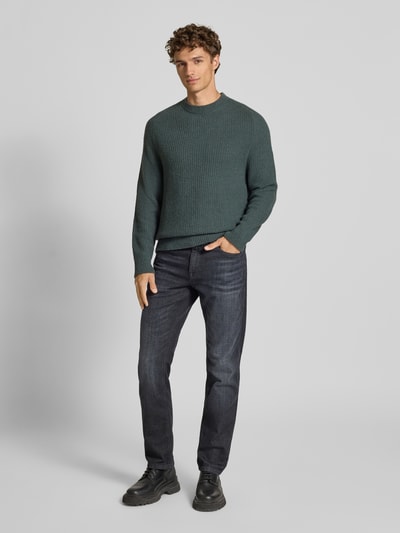 Marc O'Polo Regular fit pullover van wolmix Grafiet - 1