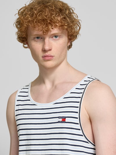 Tommy Jeans Relaxed Fit Tank Top aus reiner Baumwolle Marine 3