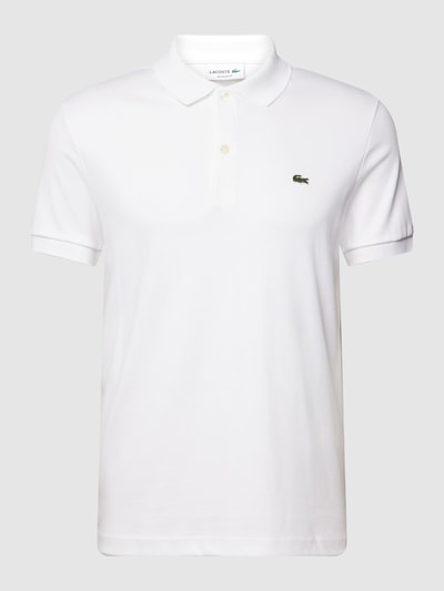 Lacoste Koszulka polo z wyhaftowanym logo Biały 2