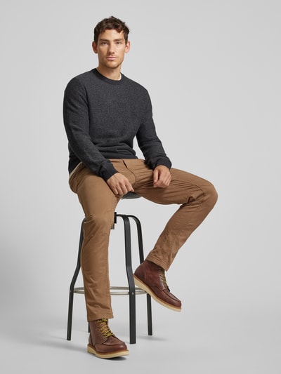 camel active Tapered Fit Chino mit Gesäßtaschen Modell 'TORONTO' Camel 1