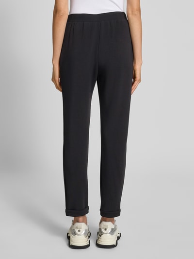 LIU JO SPORT Sweatpants mit Galonstreifen und Ziersteinbesatz Black 5