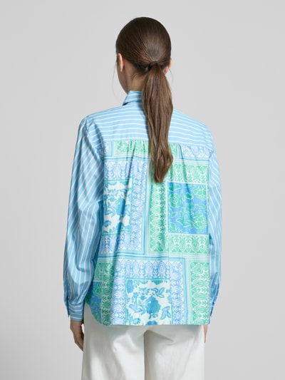 Smith and Soul Relaxed fit overhemdblouse met knoopsluiting Groen - 5