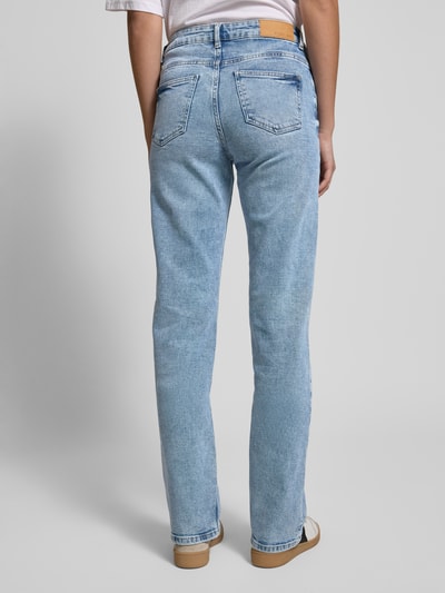 Noisy May Straight fit jeans met stretch, model 'MONICA' Lichtblauw - 5