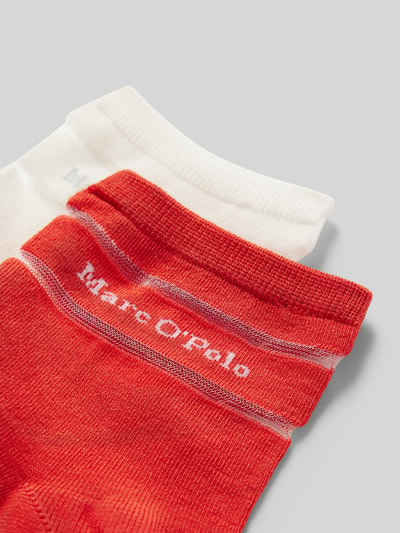 Marc O'Polo Socken mit Mesh-Streifen im 2er-Pack Orange 2