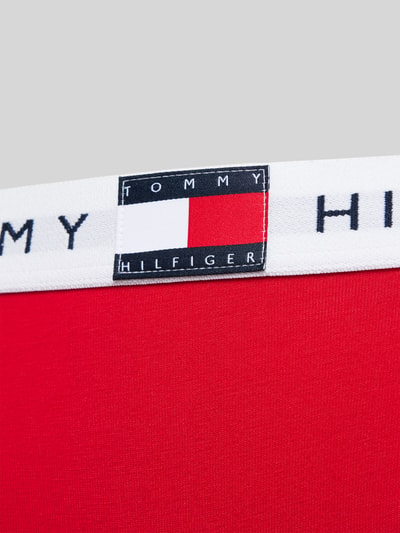 TOMMY HILFIGER Slip aus Baumwoll-Mix mit elastischem Label-Bund Modell 'HERITAGE' Rot 2