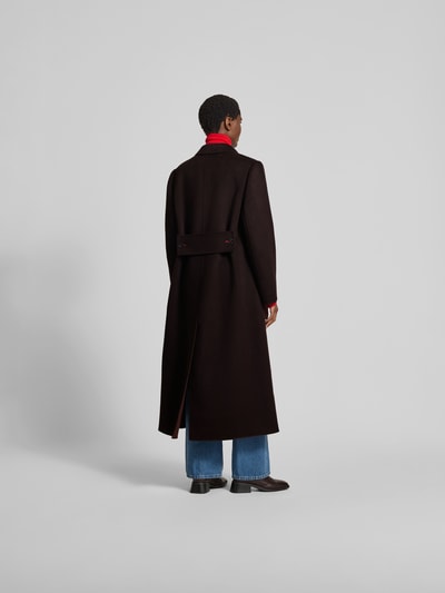 Victoria Beckham Mantel mit Reverskragen Dunkelbraun 5