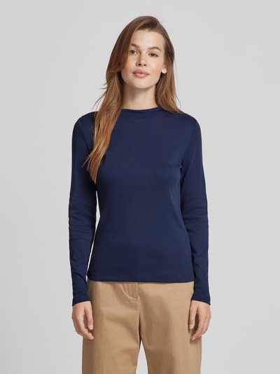 Christian Berg Woman Shirt met lange mouwen en col Donkerblauw - 4