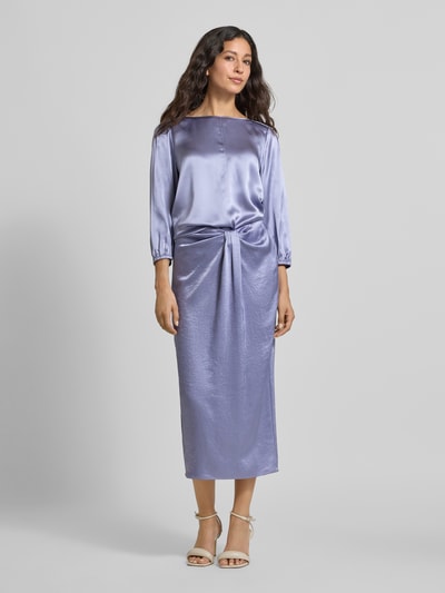 Marc Cain Spódnica midi z marszczeniami Lawendowy 1