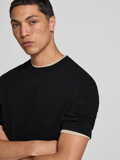 Dsquared2 T-Shirt mit Label-Print Black 3