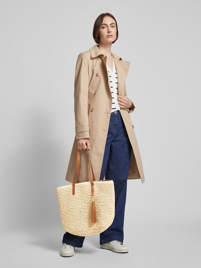 Lauren Ralph Lauren Shopper met labelapplicatie Zand - 1