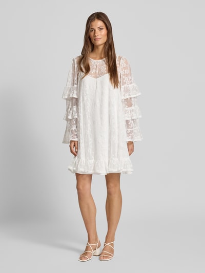 Vero Moda Oversized Freizeitkleid in semitransparenter Optik Modell 'CELINE' Offwhite 1