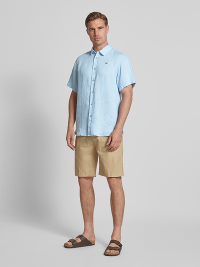 Napapijri Koszula casualowa z listwą guzikową Błękitny 1