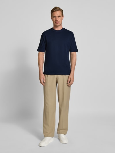 MCNEAL Regular fit T-shirt met ronde hals Donkerblauw - 1