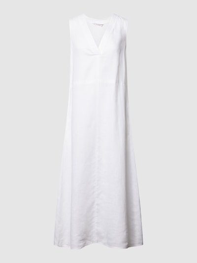 MaxMara Leisure Midi-jurk van linnen, model 'SOFOCLE' Wit - 2