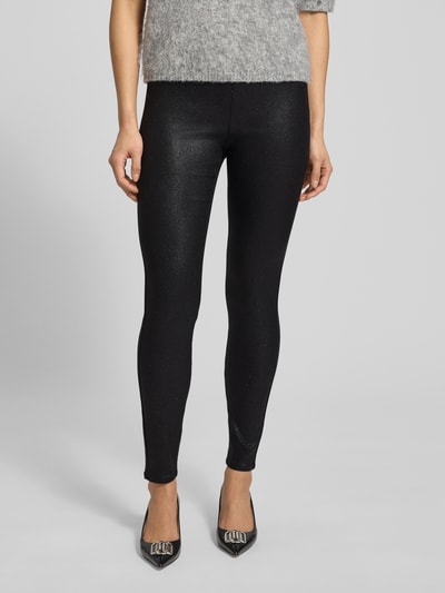 s.Oliver BLACK LABEL Skinny fit broek van viscosemix Zwart - 4
