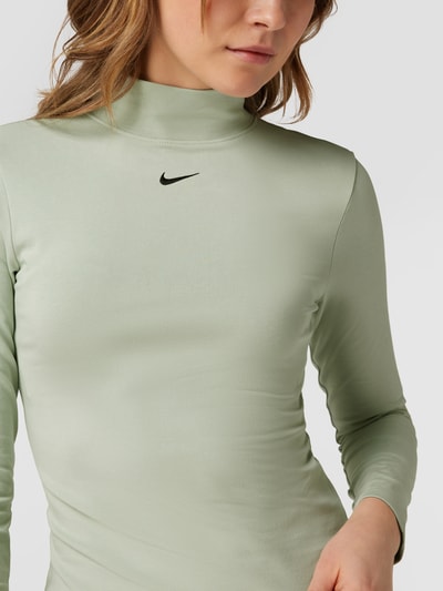 Nike Tight Fit Longsleeve mit Stehkragen Mint 3