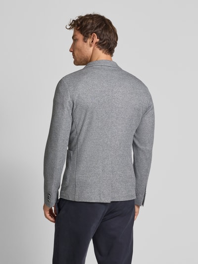s.Oliver BLACK LABEL Slim Fit Anzugsakko aus meliertem Jersey Marine 5