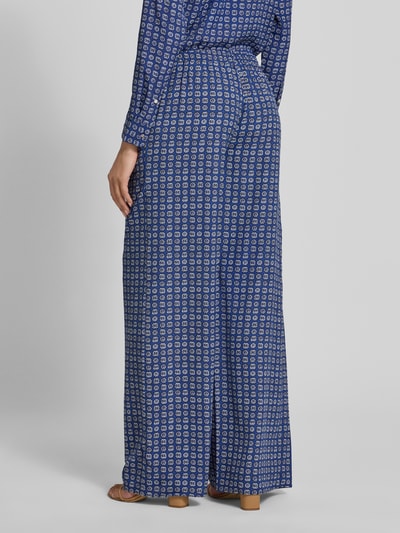 Lauren Ralph Lauren Spodnie materiałowe z elastycznym pasem model ‘ZIAKASH’ Jasnoniebieski 5